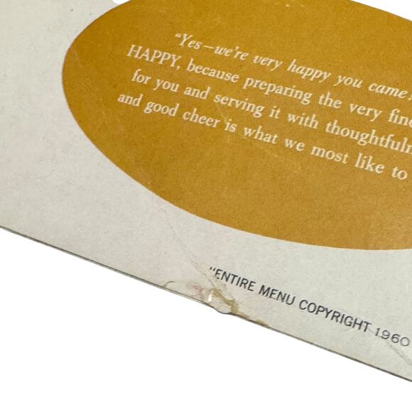 Rare 1960 Becker’s Big Boy Diner Menu – Robert C. Wian Enterprises MCM Americana - Picture 8 of 14